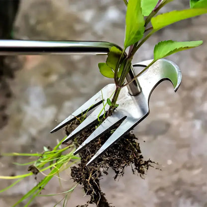 Garden Weeding Tool Kit,Beech Wood Handle Crack Crevice Weeder,Durable Lightweight Garden Maintenance Tool for Lawn, Patio, Paving Moss Removal