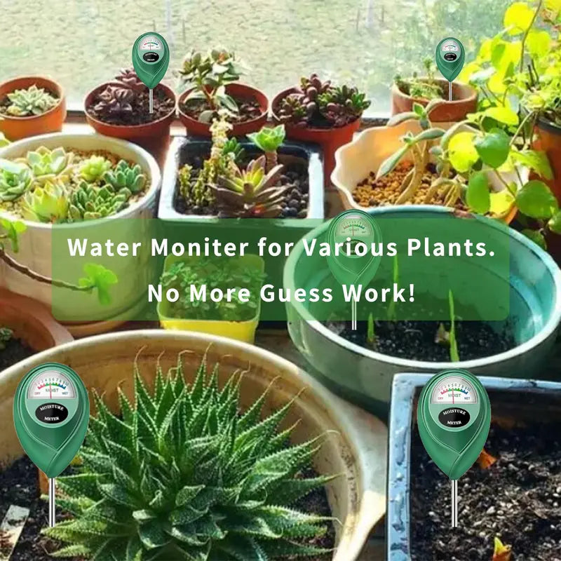 6.7 Inch Probe Soil Moisture Meter - Accurate & Fast Reading Rootzone Moisture Tester, Portable No-Battery Garden Tool, Vegetable Garden Soil Tester Great for Potted Plants