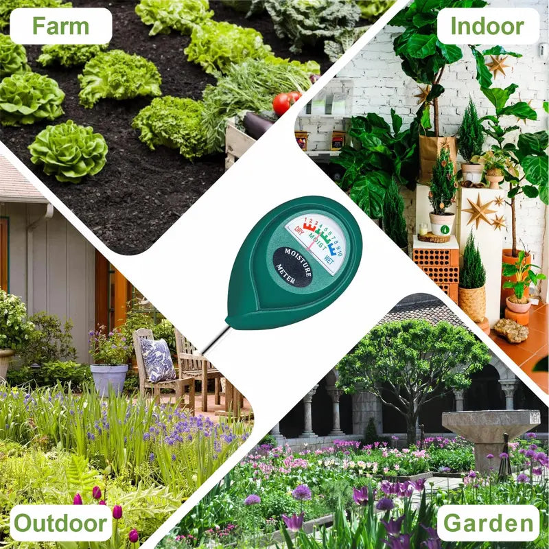 6.7 Inch Probe Soil Moisture Meter - Accurate & Fast Reading Rootzone Moisture Tester, Portable No-Battery Garden Tool, Vegetable Garden Soil Tester Great for Potted Plants